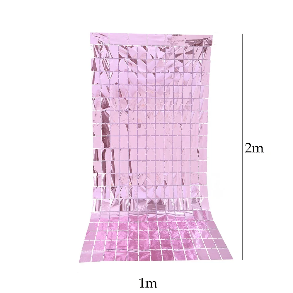 Gold & Silver Glitter Rain Foil Backdrop for Celebrations & Events