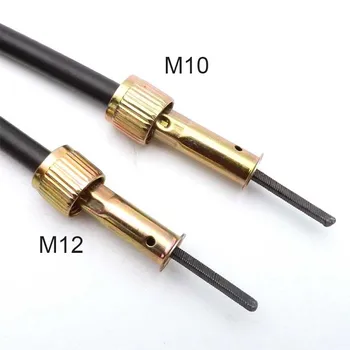 Motorcycle Speedometer Cable Double Square Head M12 M10 Thread for Chinese Scooter Parts 110CM Length