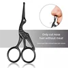 Men's Nose Hair Trimmer Manual Portable Home Round Head Small Scissors Sharp Nose Hair Clipper Nose Hair Cleaner 1