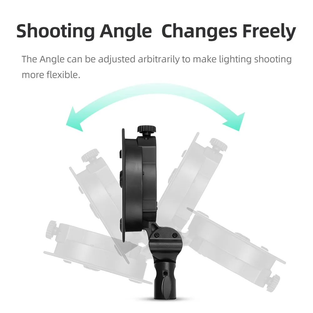 Flash Holder Original Godox S2 Bowens Mount Flash S-type Holder Bracket for Godox V1 V860II AD200 AD400PRO Speedlite Flash Snoot Softbox