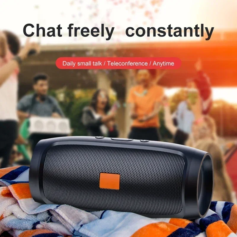 Bluetooth Speaker Dual Speaker Stereo Outdoor Tfusb Playback Fm Voice Broadcasting Portable Subwoofer 5.0 Wireless Speaker 4
