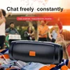 Bluetooth Speaker Dual Speaker Stereo Outdoor Tfusb Playback Fm Voice Broadcasting Portable Subwoofer 5.0 Wireless Speaker 4