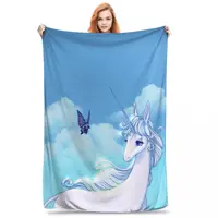 Have You Seen Others Like Me The Last Unicorn Blankets Flannel Lightweight Sofa Throw Blankets For Couch Travel Throws Bedspread 1