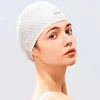Silicone Swimming Caps Large Size Long Hair Ear Protection Swim Caps for Women Elastic Pure Color Swimming Cap Pool Accessories 4