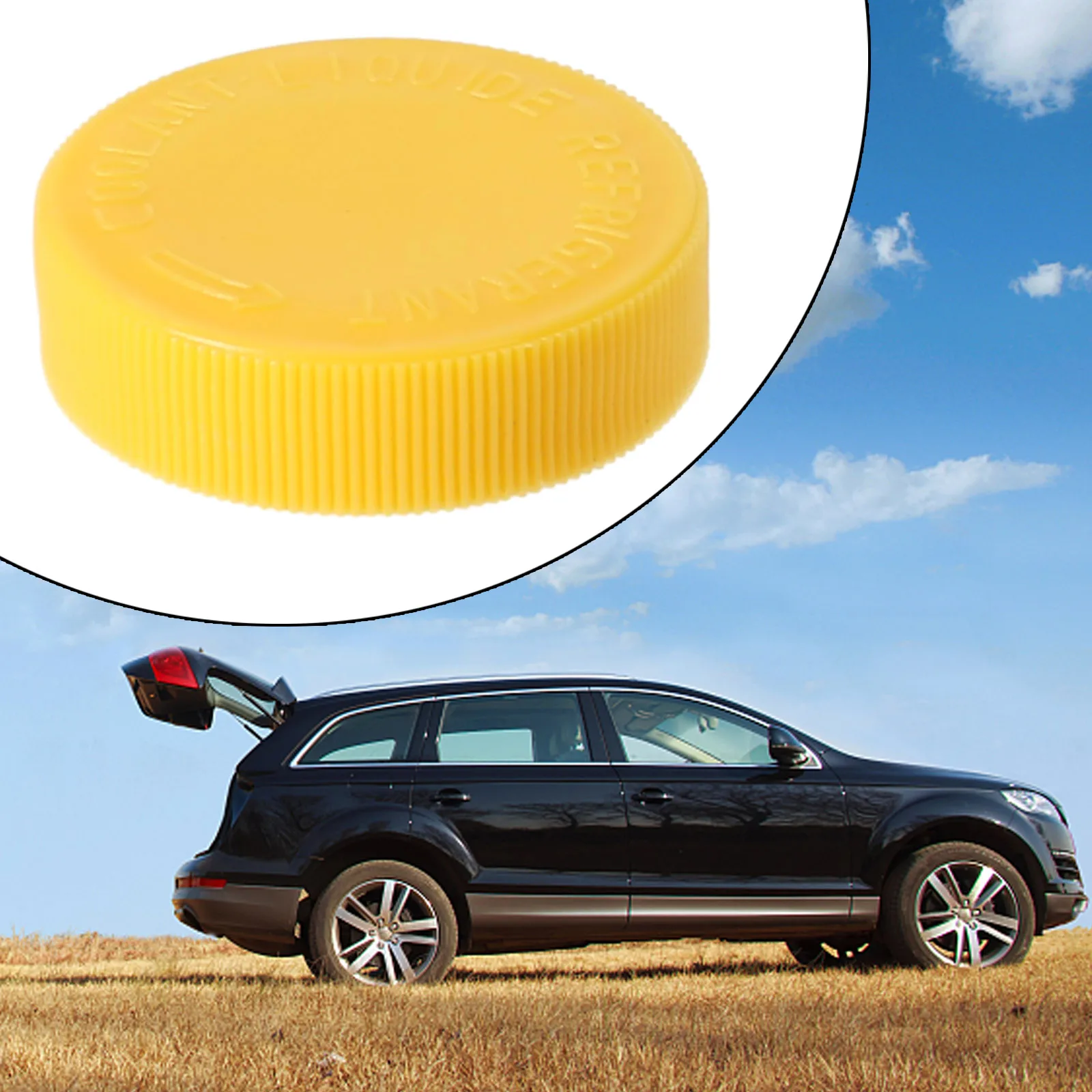 Auto Parts Reservoir Cap Tank Cap 21712-50M01 Car Accessories Coolant Overflow Cooling Tank Direct Replacement Yellow