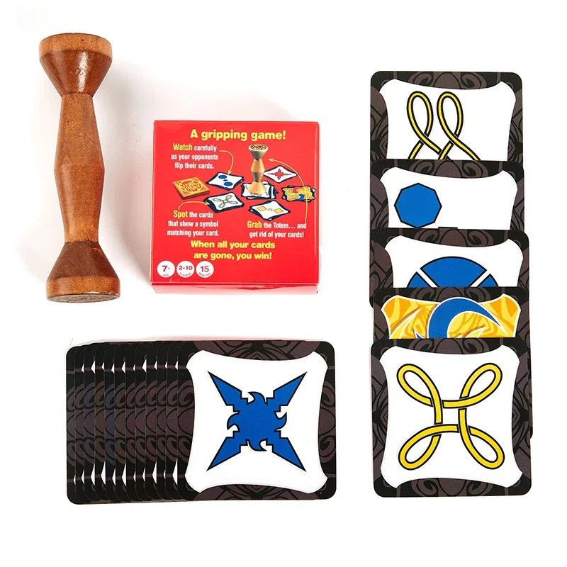 Jungle Board Game Brown Wood Token Run Fast Pair Forest Speed Party Cards board game card game party toys