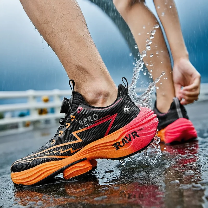 2025 New Men's Running Shoes Cushioning Carbon Plate Racing Marathon Athletic Shoes Comfortable Non-slip Sports Tennis Shoes 3
