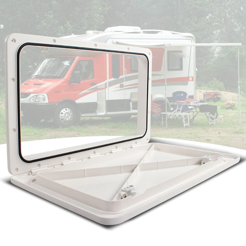 RV Hatch Cover Caravan Motorhome Square UV Resistance 180° Opening