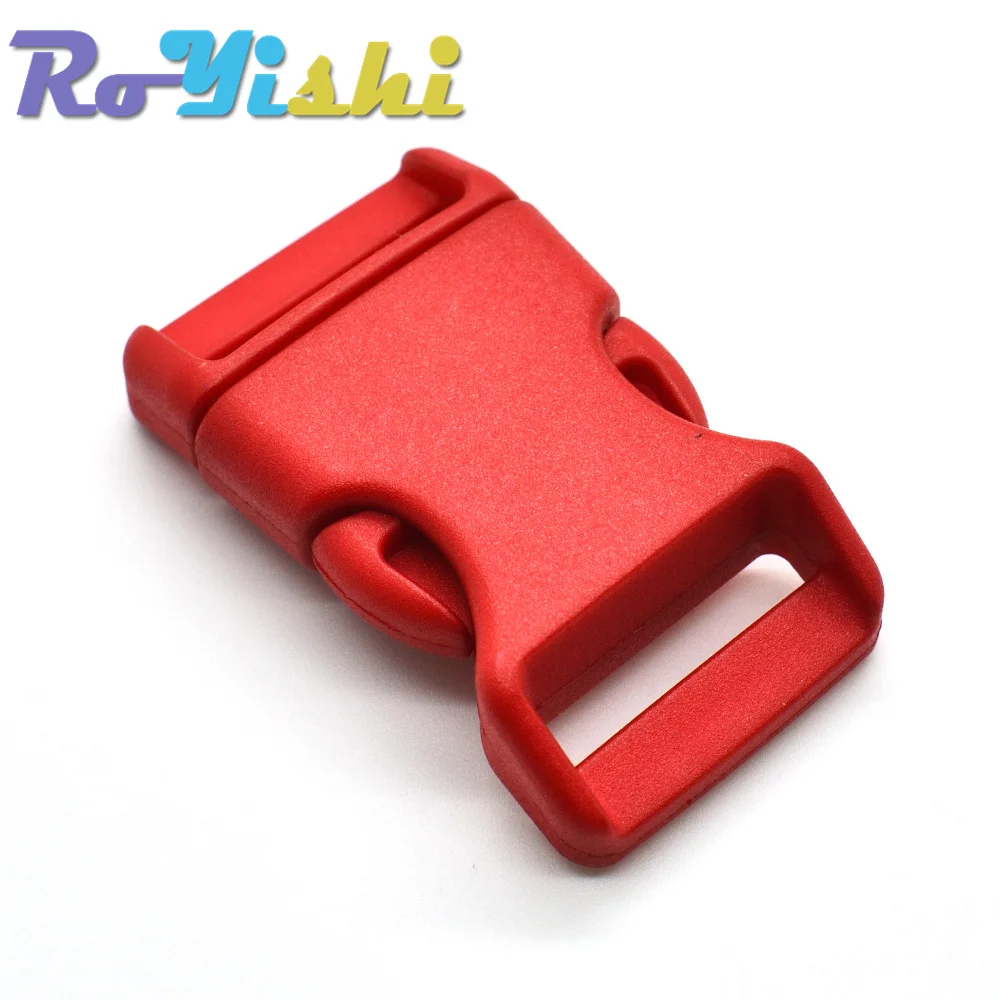12 teile/paket 1 ''(25mm) bunte konturierte seitliche Entriegelung schnallen aus Kunststoff für Paracord-Armbänder/Backback – Detail 11