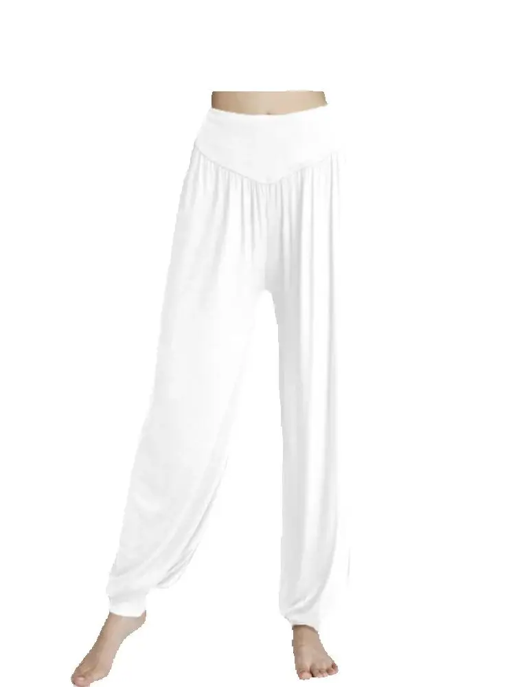 1pcs/lot Women Lady Harem pants modal solid Long Pants Belly Dance pants Boho Wide Trousers 2