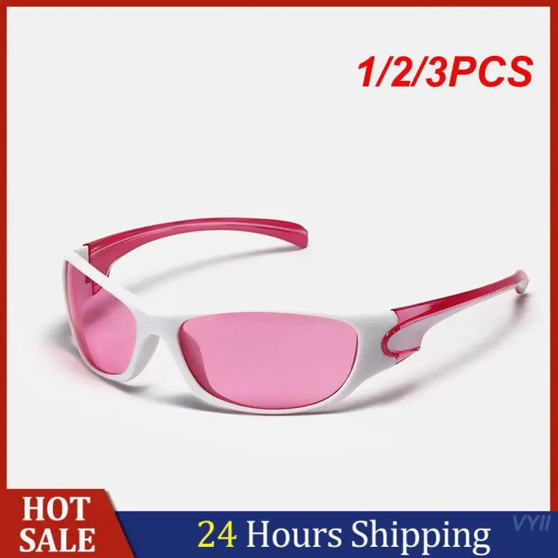 

1/2/3PCS Female Eyewear Trendy Fashion Women Sunglasses Sunglasses Punk Sunglasses Retro Colorful Fashion Sun Glasses Portable