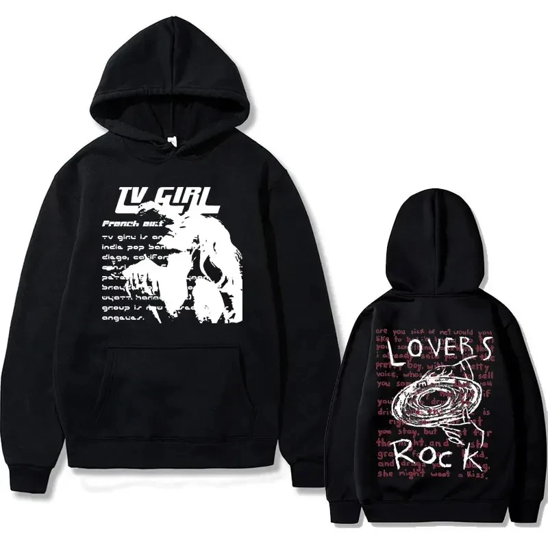 TV Girl Print Hoodies Men Women Casual Fashion Streetwear Oversized Sweatshirts Hoodie Hip Hop Pullovers Tracksuits Man Clothing