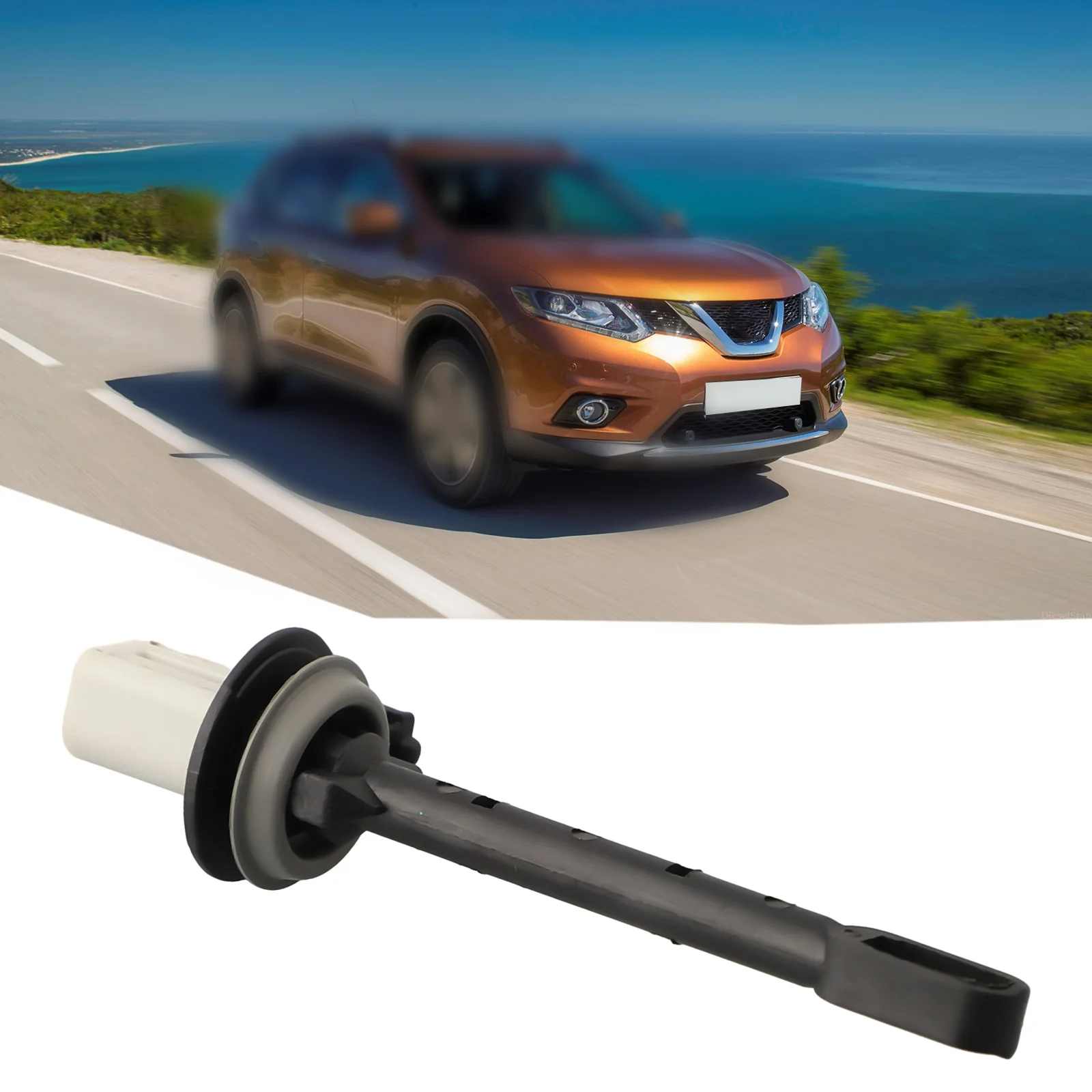 

Get Accurate Temperature Readings Temperature Evaporator Sensor for Nissan For Rogue 2014 2020 Black 27723 4BU0A