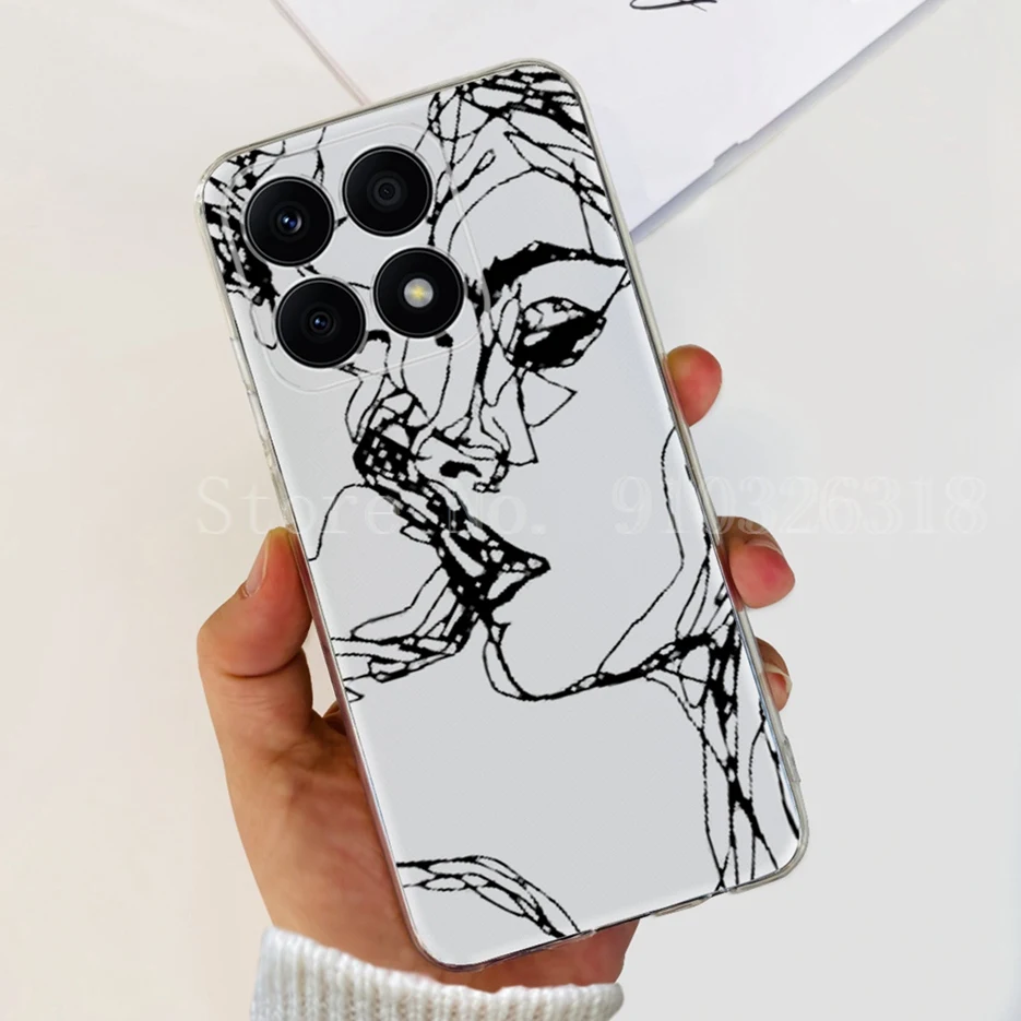 Fashionable Clear Silicone Soft Slim Phone Case - Stylish Back Cover with Bumper Protection
