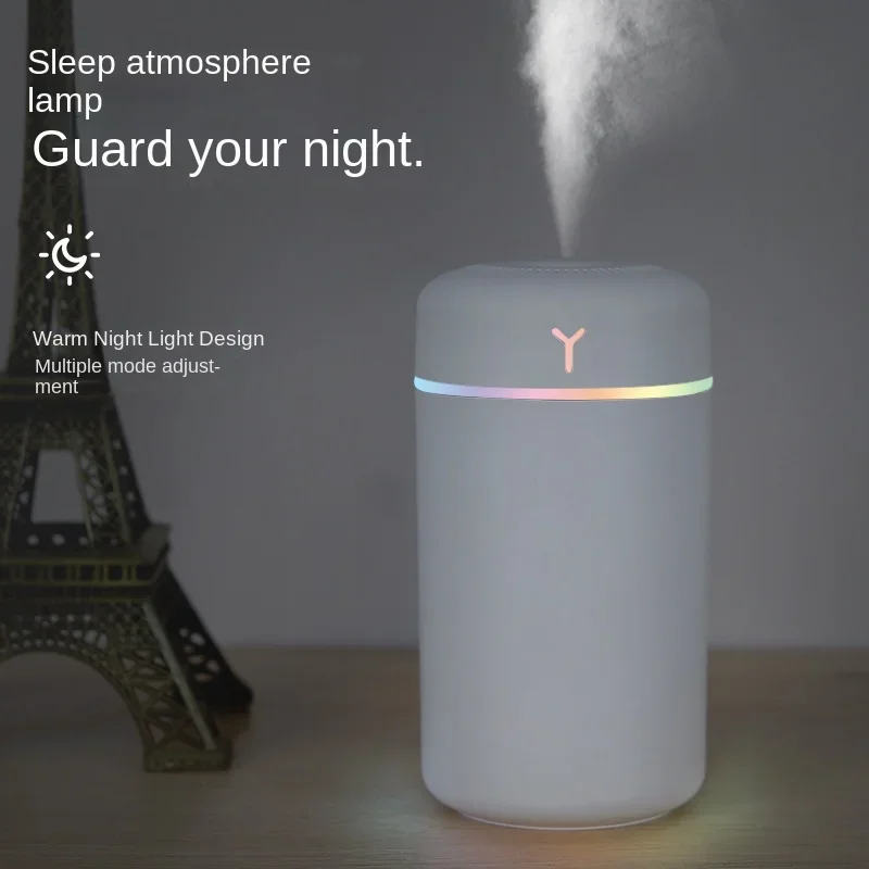 Portable home USB mini air humidifier aromatherapy essential oil diffuser car silent sprayer diffusion air purifier with light