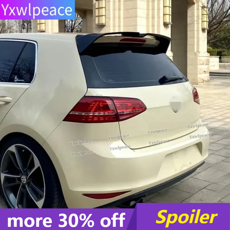 

Oettinger Style Roof Spoiler For VW Volkswagen Golf MK7 7.5 GTI R R Line ABS Rear Trunk Lip Spoiler Wing Aleron Golf 7 2013-2020