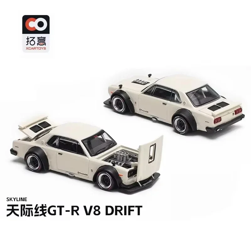 POP RACE 1:64 SKYLINE GT-R V8 DRIFT True Scale Miniature Alloy