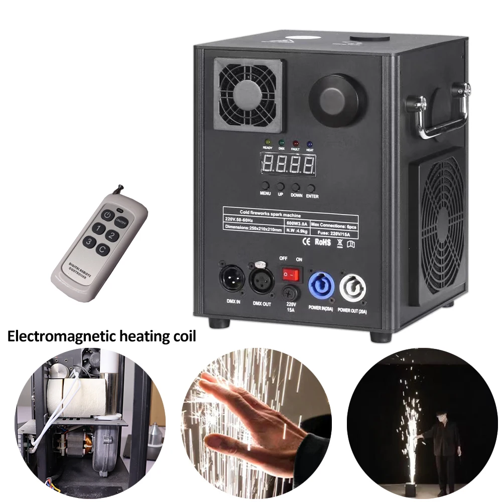 600W DMX Stage Equipment Special Effect Machine Machine with LCD