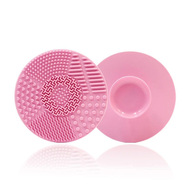 Silicone Makeup Brush Cleaning Bowl and Soft Scrubber Mat