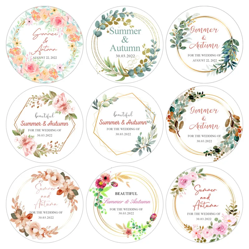 Darling Souvenir Papier Personnalisé étiquettes De Coup De Texte