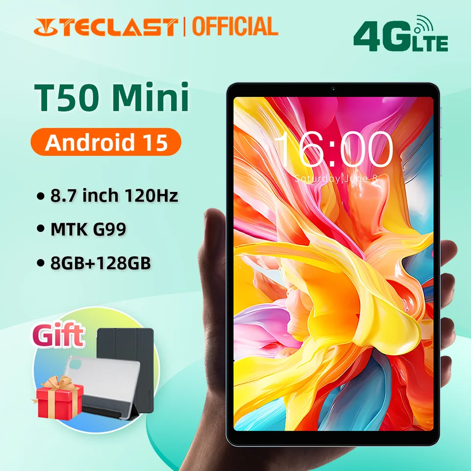Teclast T50 Mini Android 15 Tablet 8.7