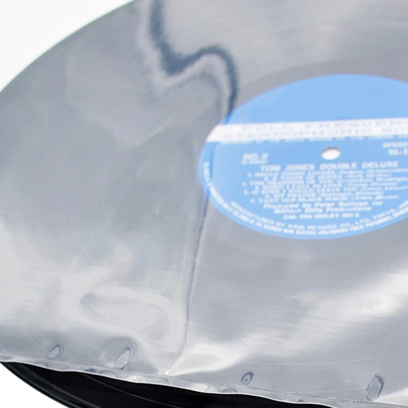 90 Flat Open Top Bag 6.7Mil Strong Cover Plastic Vinyl Record Outer Sleeves For 12 Inch Double / Gatefold 2LP 3LP 4LP
