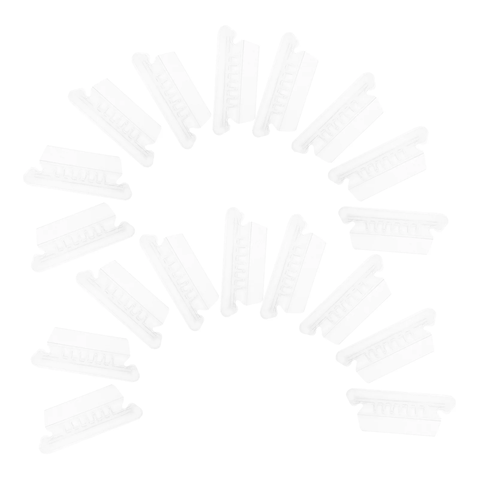 100 Pcs Folder Label Clip Tabs for Hanging Folders Work Fast File Labels Removable