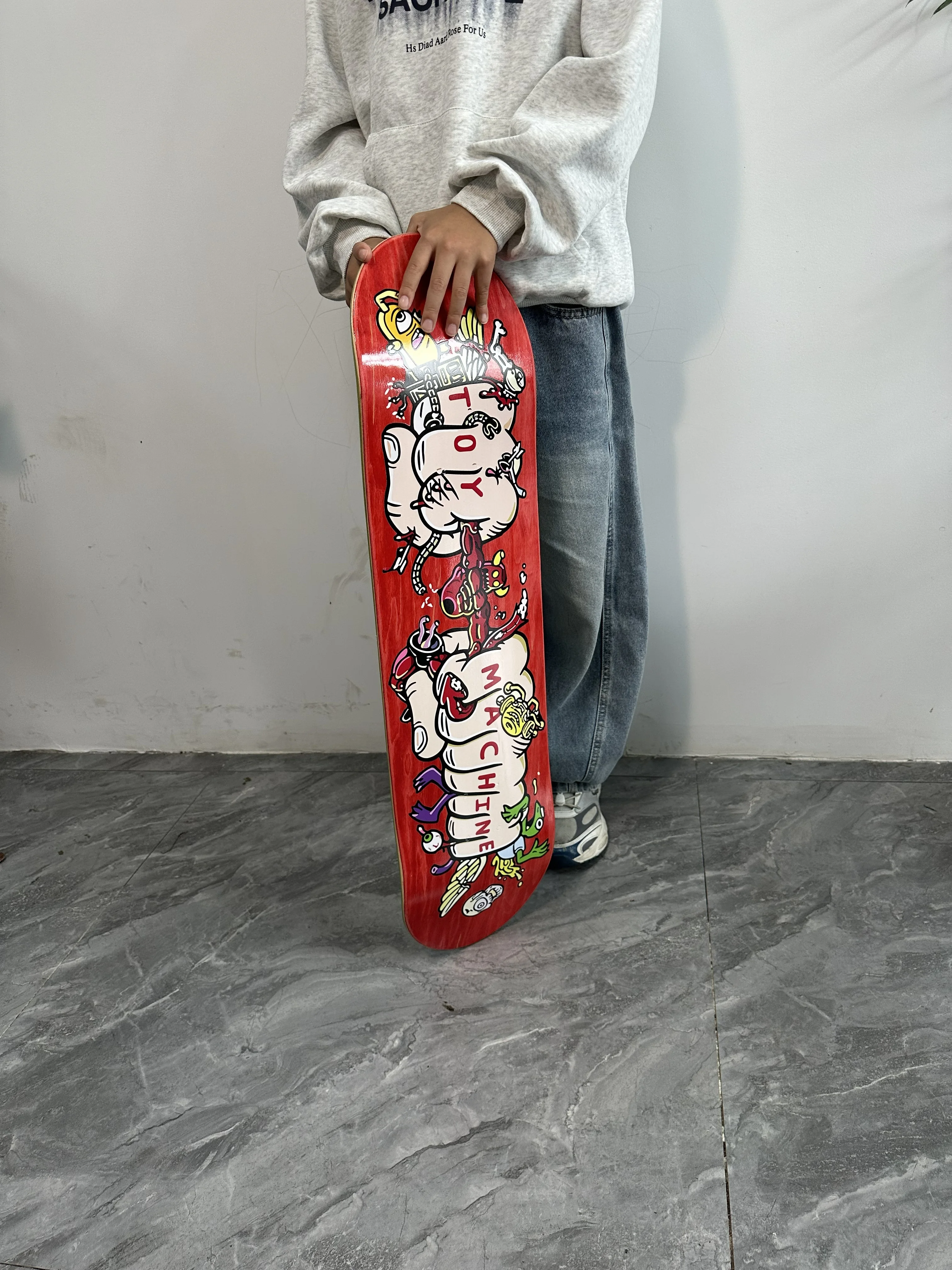프로페셔널 더블 로커 스케이트보드 데크 100% 캐나다산 메이플 7겹 구조 스케이트보드 사이즈 7.75 8.0 8.25 8.375 8.5 인치