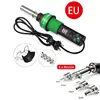 US EU Plug GJ-8019 Portable Hot Air Gun Solder Blower LCD Display Rework Station Adjustable Heat Device With Temperature Control 2