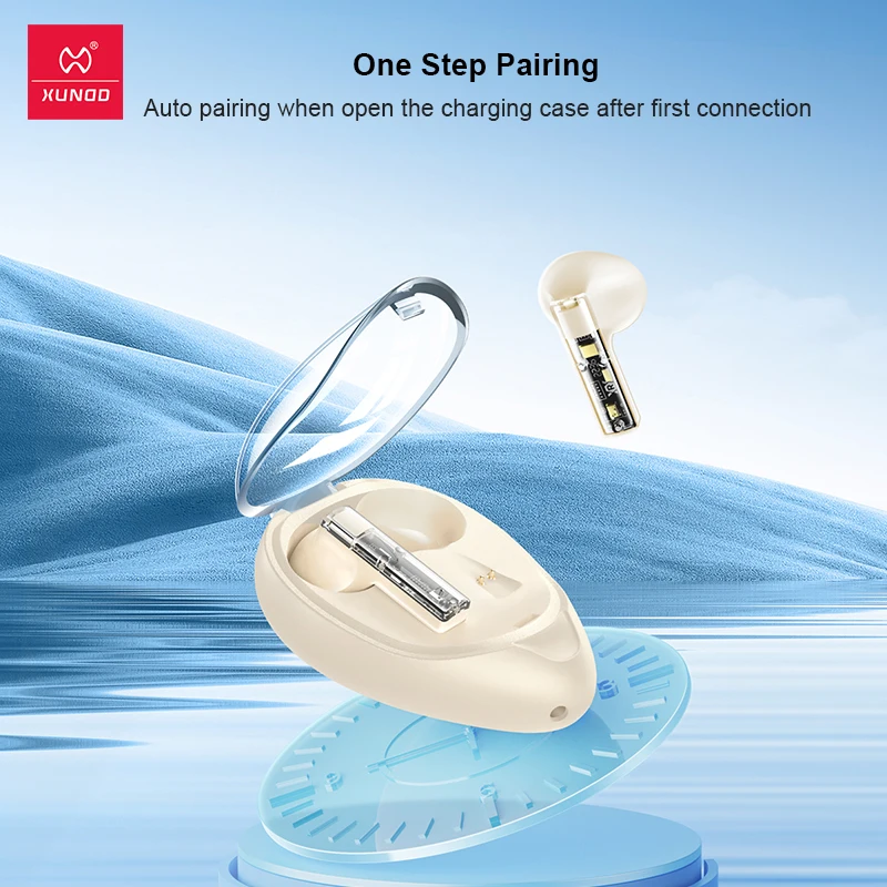 Xundd Tws Transparante Oortelefoon Bluetooth 5 3 Draadloze Hoofdtelefoon Met Lanyard Hangende Nek Mode Oordopjes Hifi.jpg