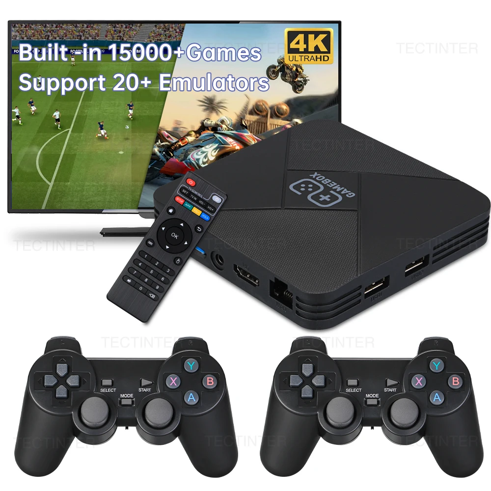 Retro X2 Plus Video Game Stick, controladores sem fios 2.4G, jogos 3D  incorporados, 4K Gamestick, saída HD, 37000 e 41000 jogos - AliExpress