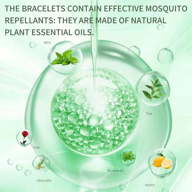 Hosszú Távú Szúnyogok Tárolók Karkötő Elasztikus, Többszínű Tekercs Kézi Csuklópántja Kültéri Kemping Pár Csecsemők - Image 2