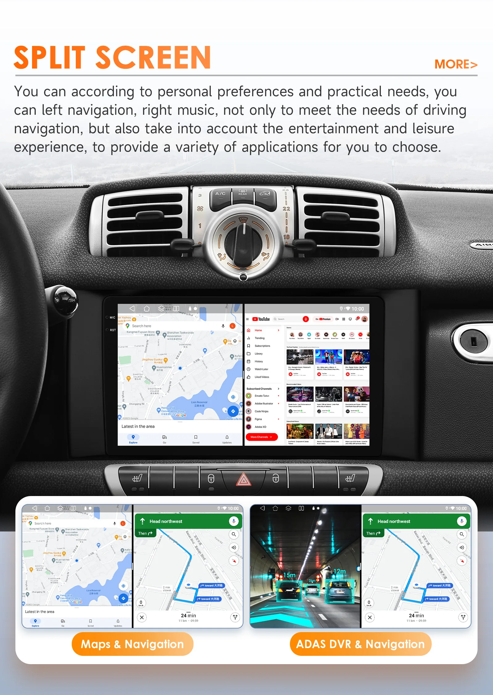 6115 8 Core Android Auto radio für Smart fortwo 451 2011 - 2015 Carplay für Apple Multimedia 360 Kamera GPS auto intelligen Bildschirm – Detail 39