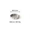 Kitchen Stainless Steel Storage Tray Decorative s Organizer Jewelry Display Plate Round Silver 4