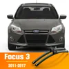 Wiper Front Wiper Blades For Ford Focus 3 Hatchback 2011-2017 2012 2013 2014 2015 Windshield Windscreen Front Window 28"+28" 1