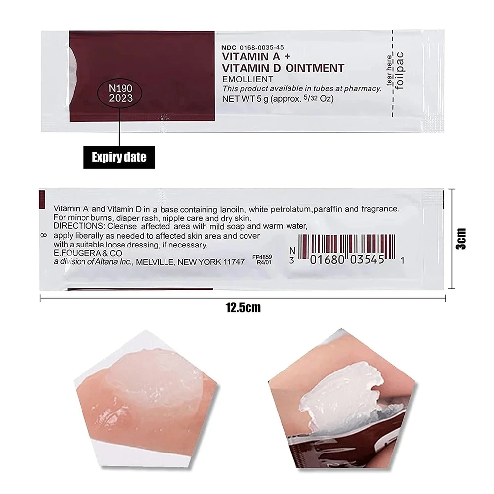海外製クリーム10g　10本　ビタミンA＋D軟膏オイル 海外製クリーム10g 10本 ビタミンA＋D軟膏オイル 【公式通販】