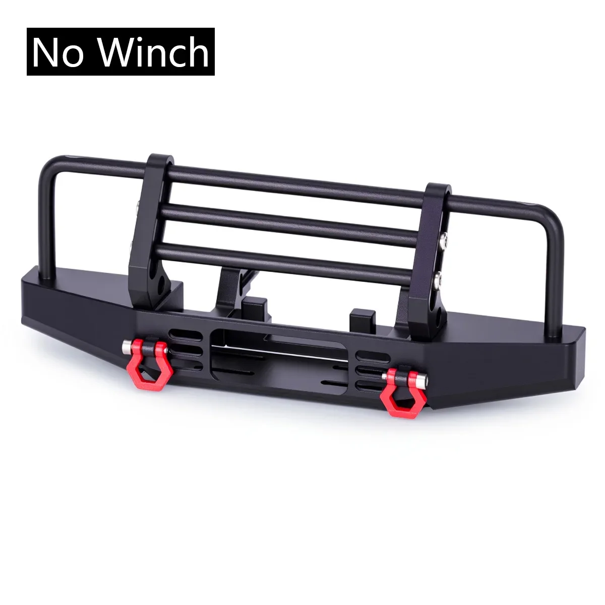 Premium Metal Front and Rear Bumpers with Electric Winch for RC Crawler Car Upgrade
