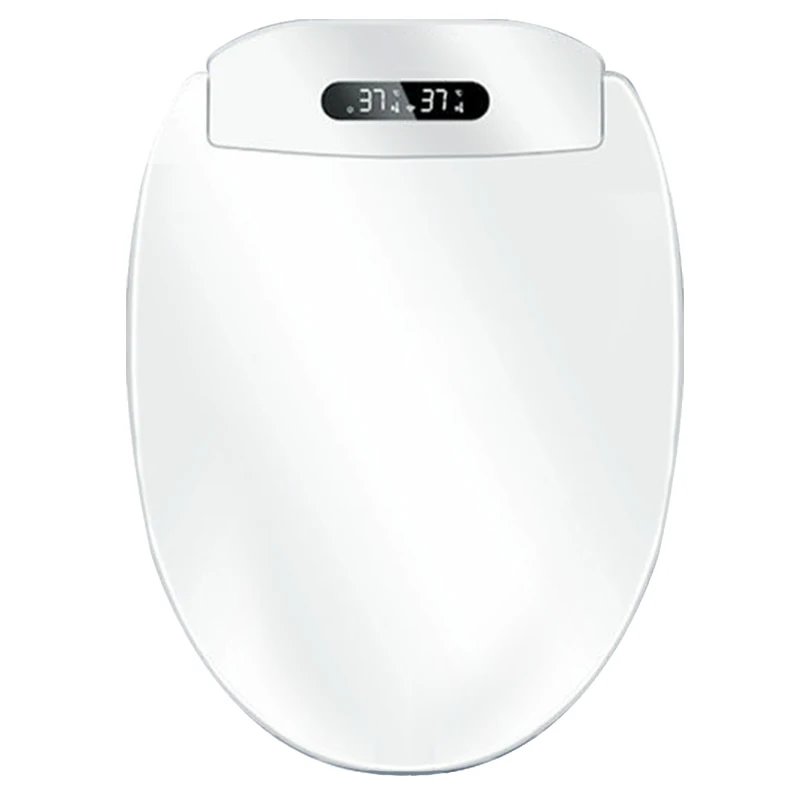 Smart Bidet Toilet Seat with Remote Control Heated Seat Instant Warm Water Antibacterial Nozzle Air Dryer for Bathroom Comfort