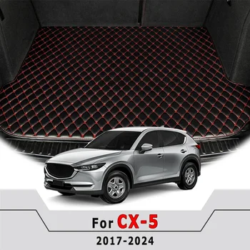 Tappetini per bagagliaio auto per Mazda CX-5 CX5 CX 5 2024 2023 2022 2021 2020 2019 2018 2017, rivestimento vano di carico, accessori interni auto per veicoli