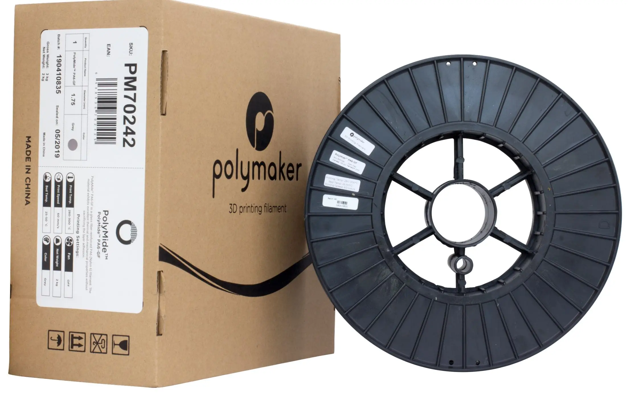 3Dフィラメント 2.85mm-GF30-PA6-ガラス繊維強化ポリアミド6 3Dフィラメント 2.85mm-GF30-PA6-ガラス繊維強化ポリアミド6