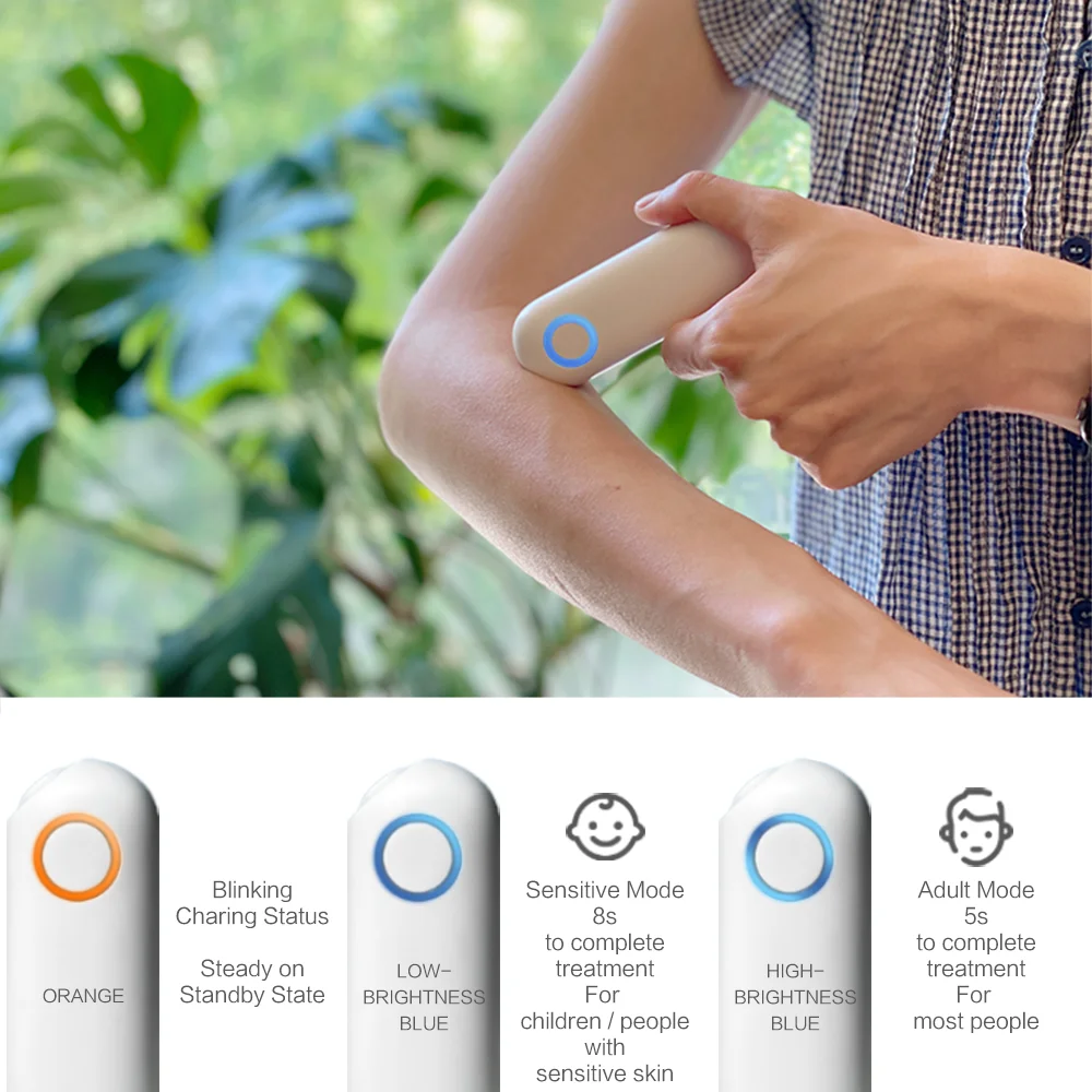 Electronic Bug Bite Thing Itch Relief Suction Tool Anti-Itch Pen Mosquito Bites Insect Bites Anti-itch Stick Insect Bite Healer