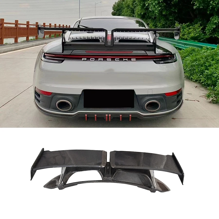 

Спойлер для заднего крыла автомобиля из углеродного волокна для Porsche Carrera 911 992 2020 - 2023