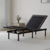 Adjustable Bed Base Frame,Electric Bed with Head and Foot Incline, Soft Cover & Zero Gravity & Wireless Remote with Backlight 1