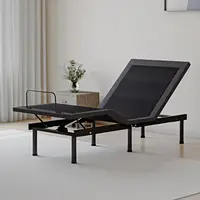 Adjustable Bed Base Frame,Electric Bed with Head and Foot Incline, Soft Cover & Zero Gravity & Wireless Remote with Backlight 1