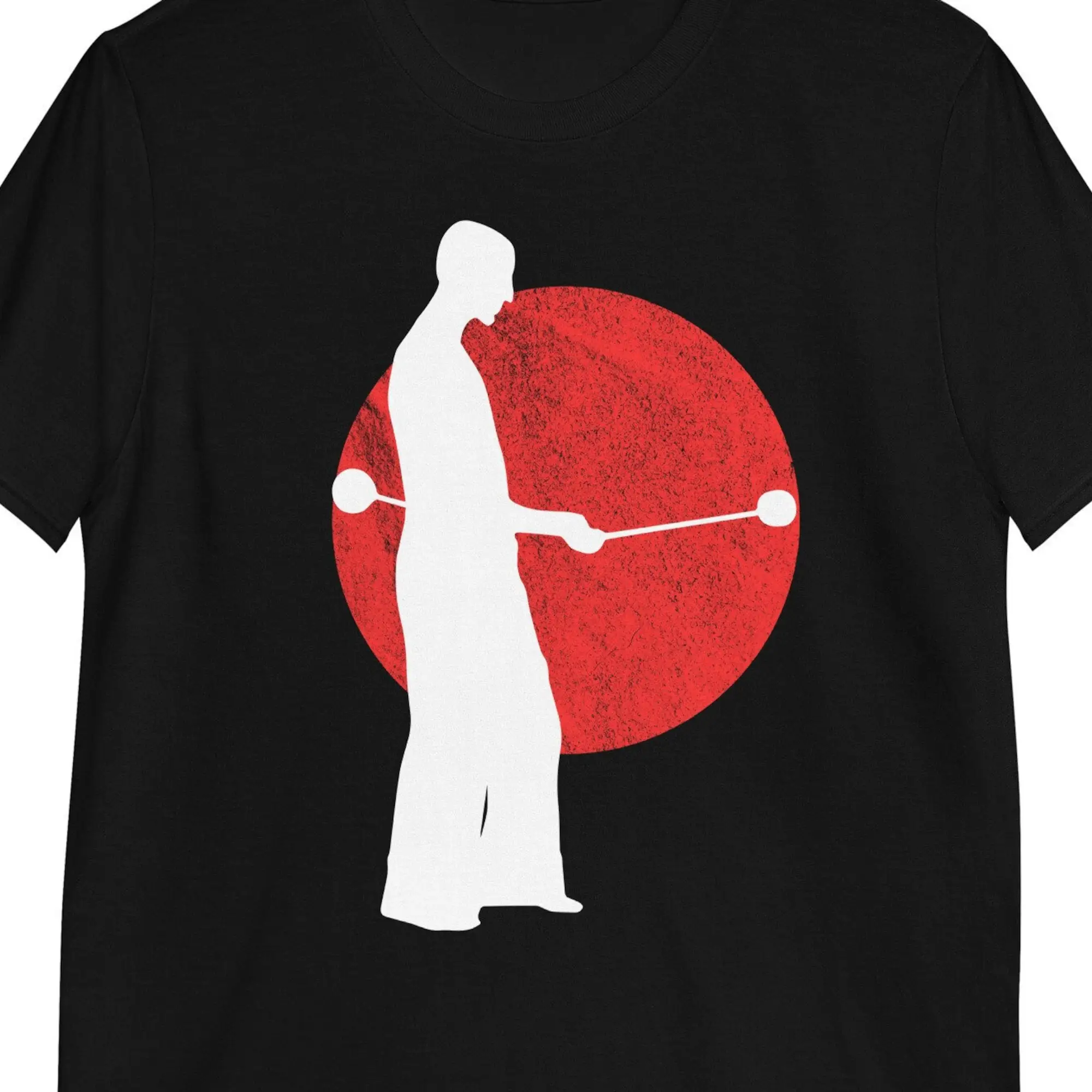 T-Shirt Spinning Silhouette Poi Ball