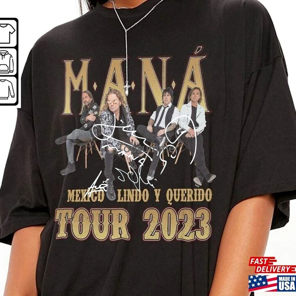 

Футболка New Mana Tour 2023, подарок для семьи, 1D15 2, Мужская футболка