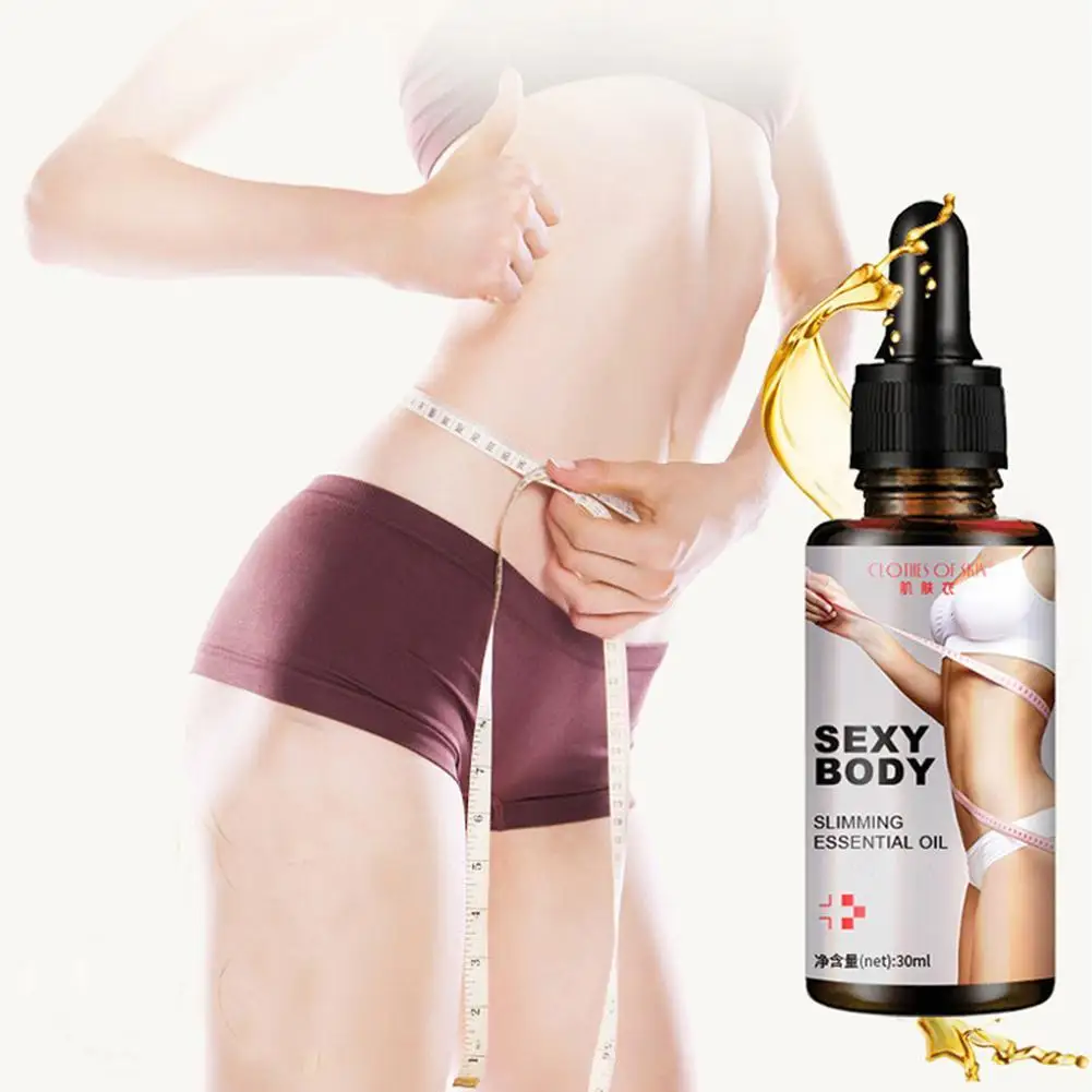 

Cellulite Slimming Oil Lose Weight Slim Down Cream Fast Fat Burning Grape Seed Essence Oil Belly Thigh Body Slimming Products