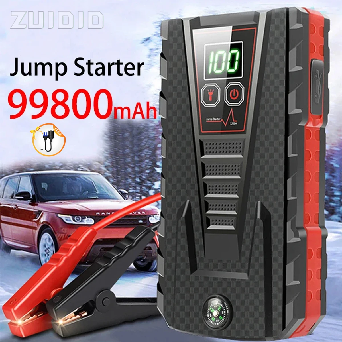 99800Mah Car Jump Starter Portable Power Bank 12V Car Battery Booster Charger Dispositivo Di Avviamento Benzina Diesel New Car Starter