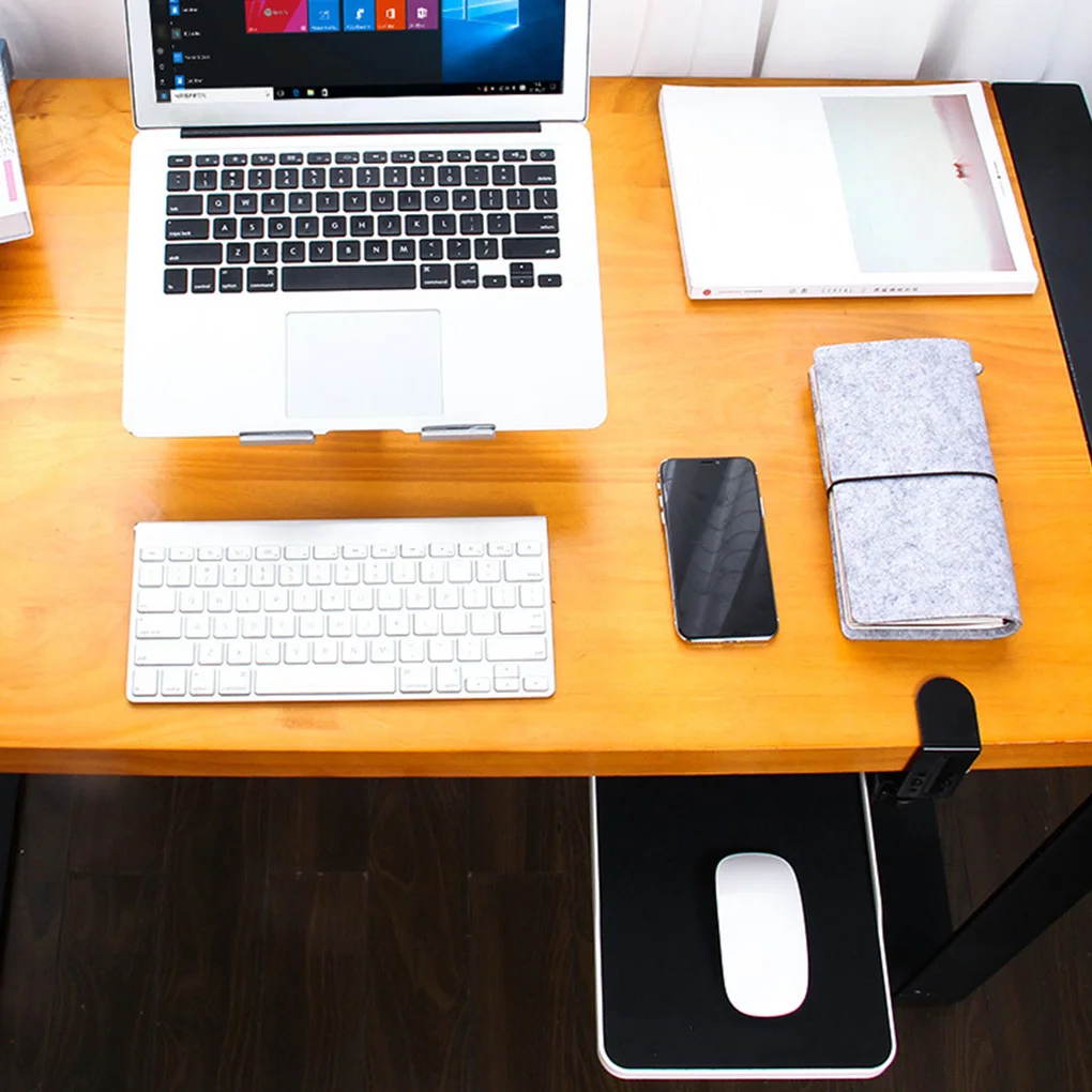 Ergonômico suspensão push-pull Design Mouse Pad, Desktop