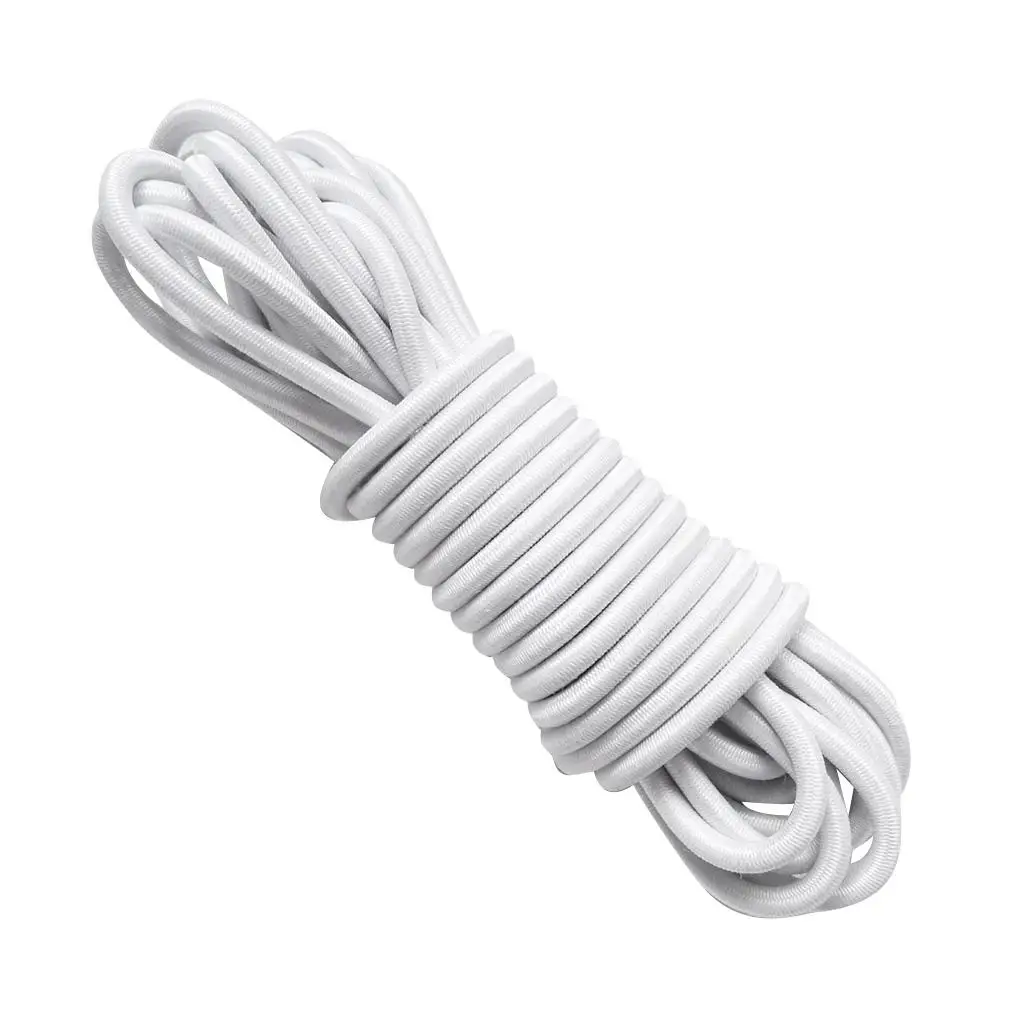 4mm x 10 Meters Strong Elastic Bungee Rope Shock Cord Tie Down DIY Various Color High Quality